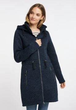 Schmuddelwedda FraullyCappotto CortoMottled Dark Blue Donna Cappotti WD221U0PS-K12