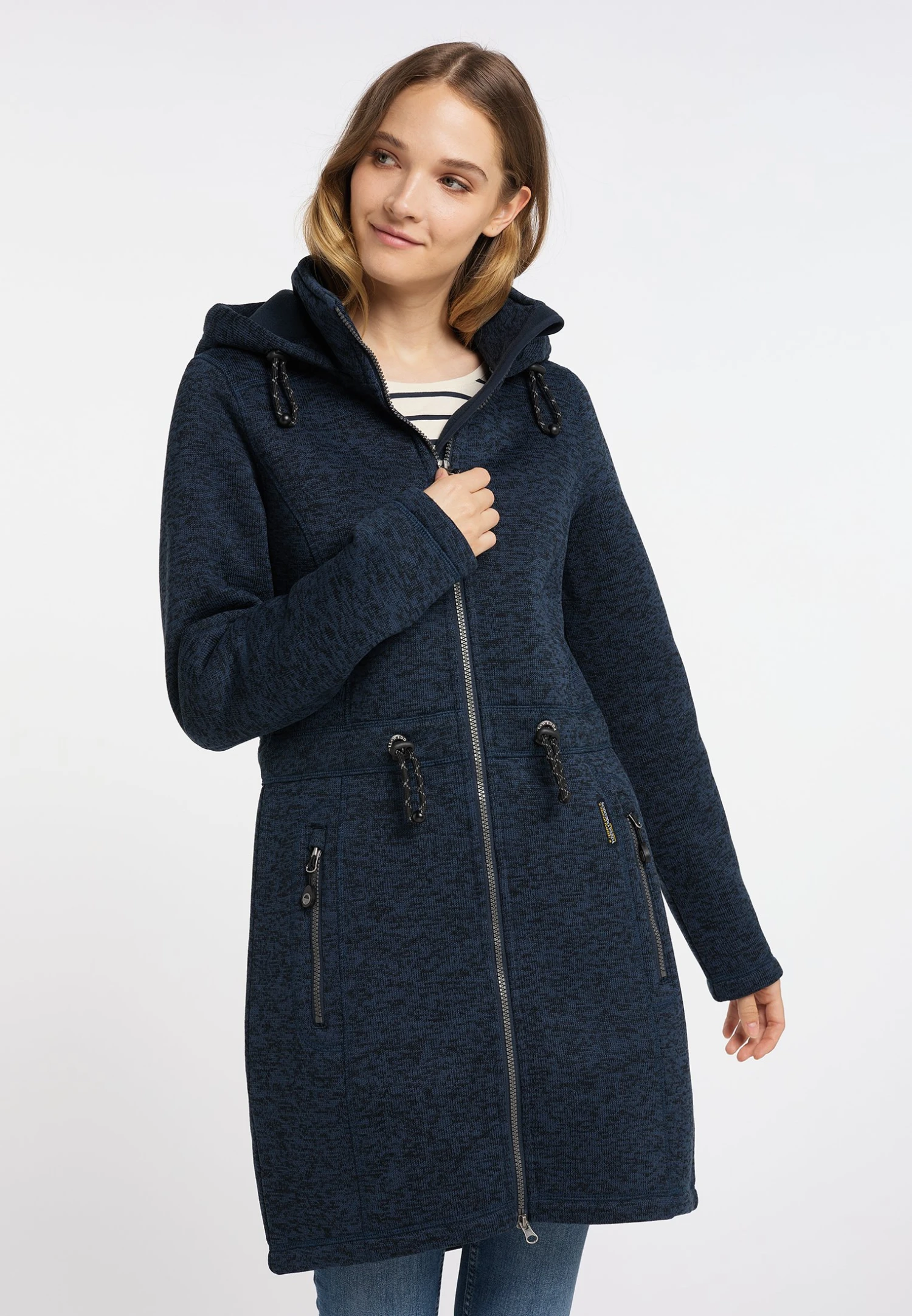 FraullyCappotto CortoMottled Dark Blue Donna Cappotti WD221U0PS-K12 Schmuddelwedda FraullyCappotto CortoMottled Dark Blue Donna Cappotti WD221U0PS-K12 -Schmuddelwedda f303faf187ab479b9fde1e8947f61173