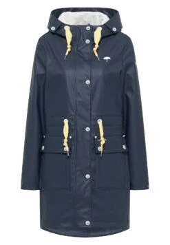 Schmuddelwedda Regen IncusParkaMarine Weiss Donna Cappotti WD221U0RI-K12 -Schmuddelwedda f73f4906f1954f6ebbc30ea8f7fd017d