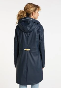 Schmuddelwedda Regen IncusParkaMarine Weiss Donna Cappotti WD221U0RI-K12 -Schmuddelwedda f9d88ba7433d4e24ac7d1c93863c10b0