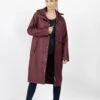 Schmuddelwedda Parka - Weinrot